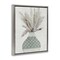 Stupell Industries Boho Wheat in Vase Floater Framed Canvas Wall Art Design by Susan Jill